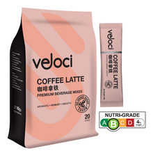 Load image into Gallery viewer, [Buy 2 Get 1 Free] VELOCI Premium Coffee Latte No Added Sugar [20x20g]
